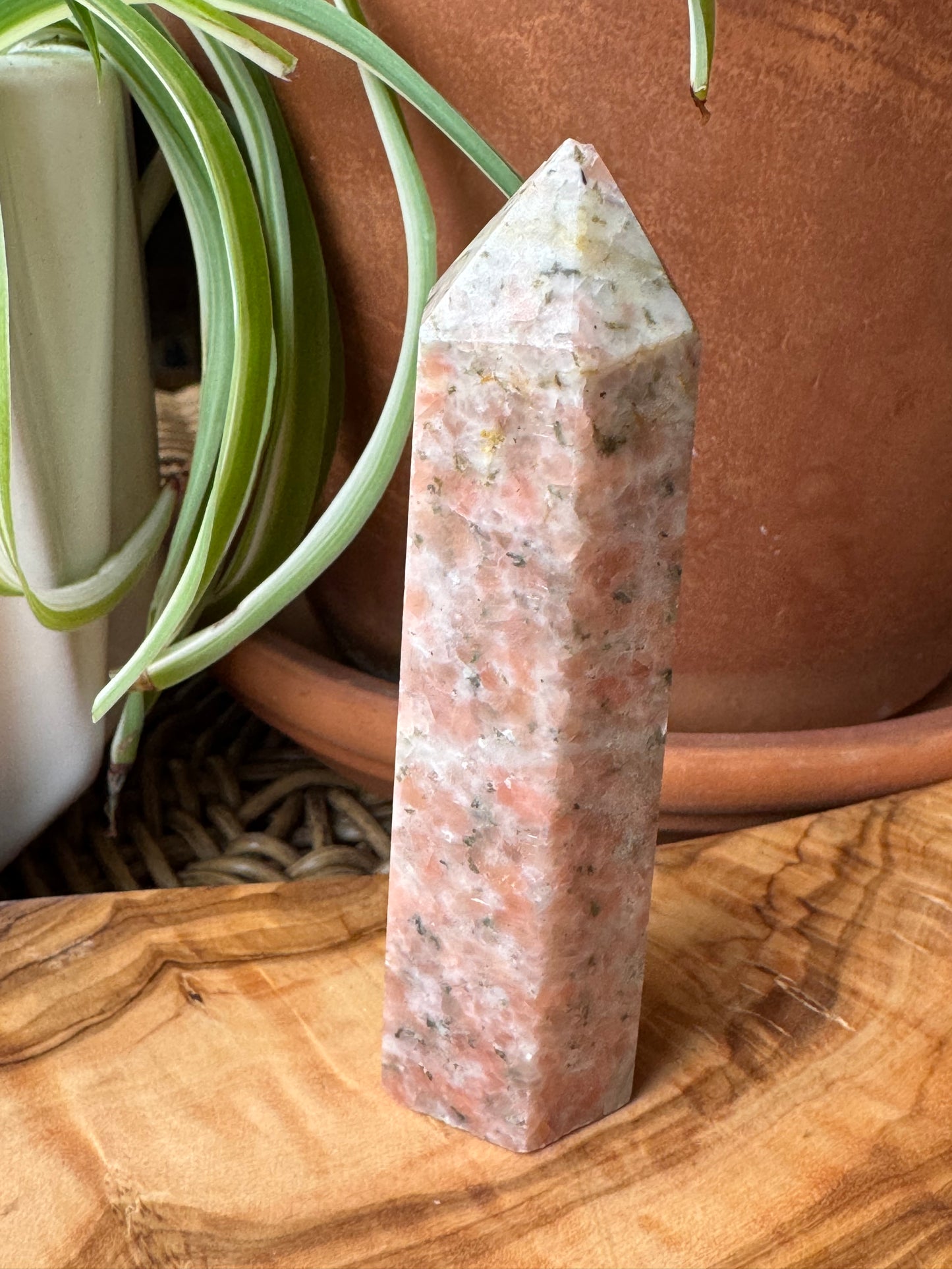Pink Feldspar Tower — One of a Kind