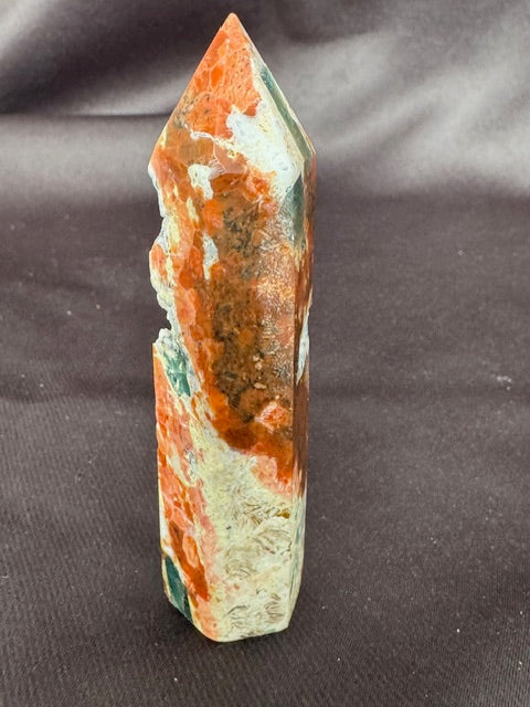 Sunstone with Apatite Tower — One of a Kind