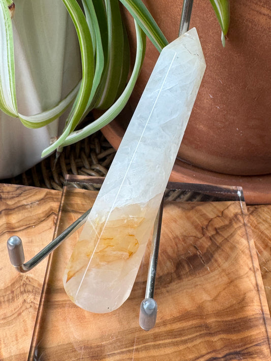 Golden Healer Quartz Massage Wand — One of a Kind