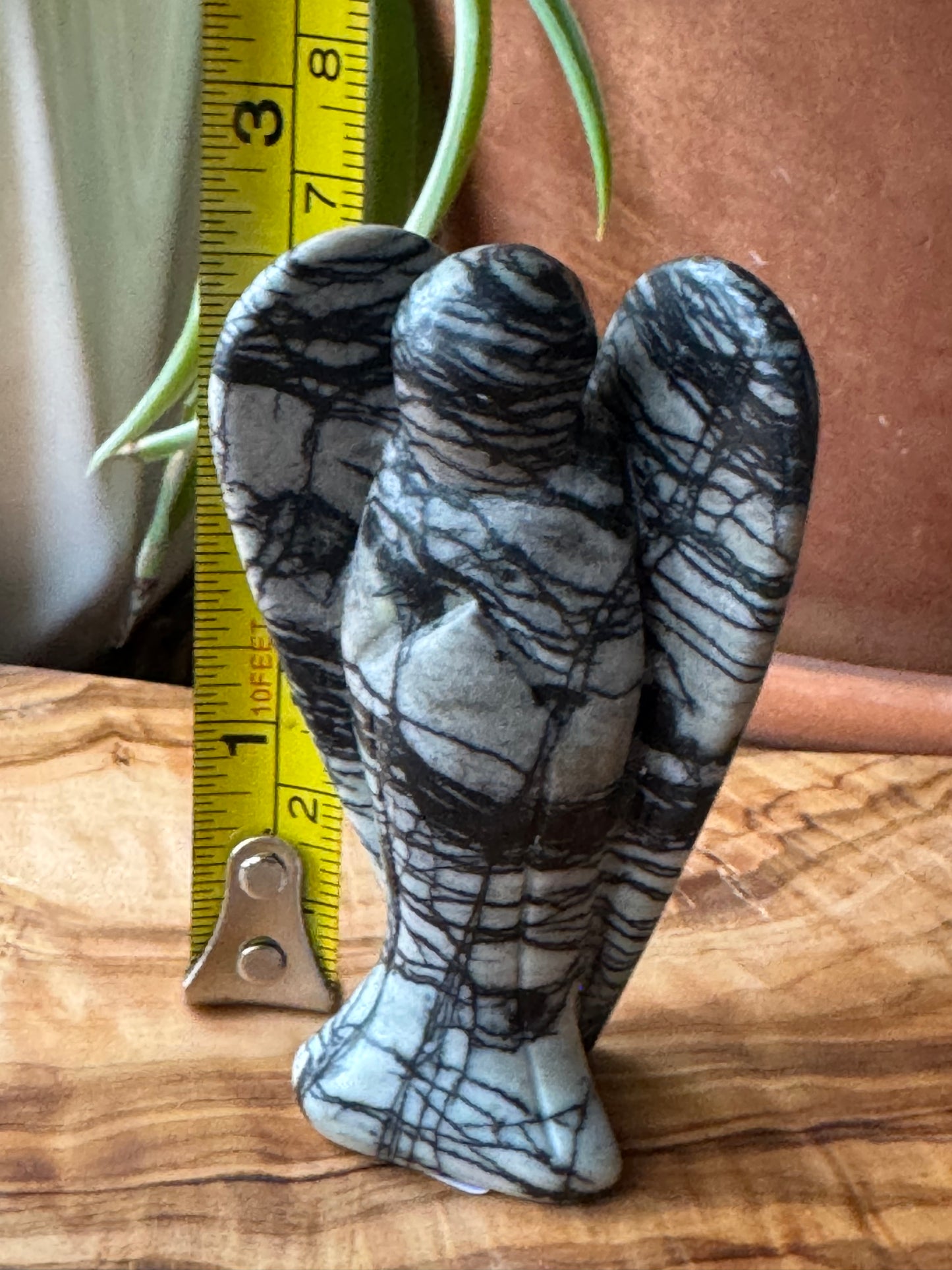 Picasso Jasper Angel Carving — One of a Kind