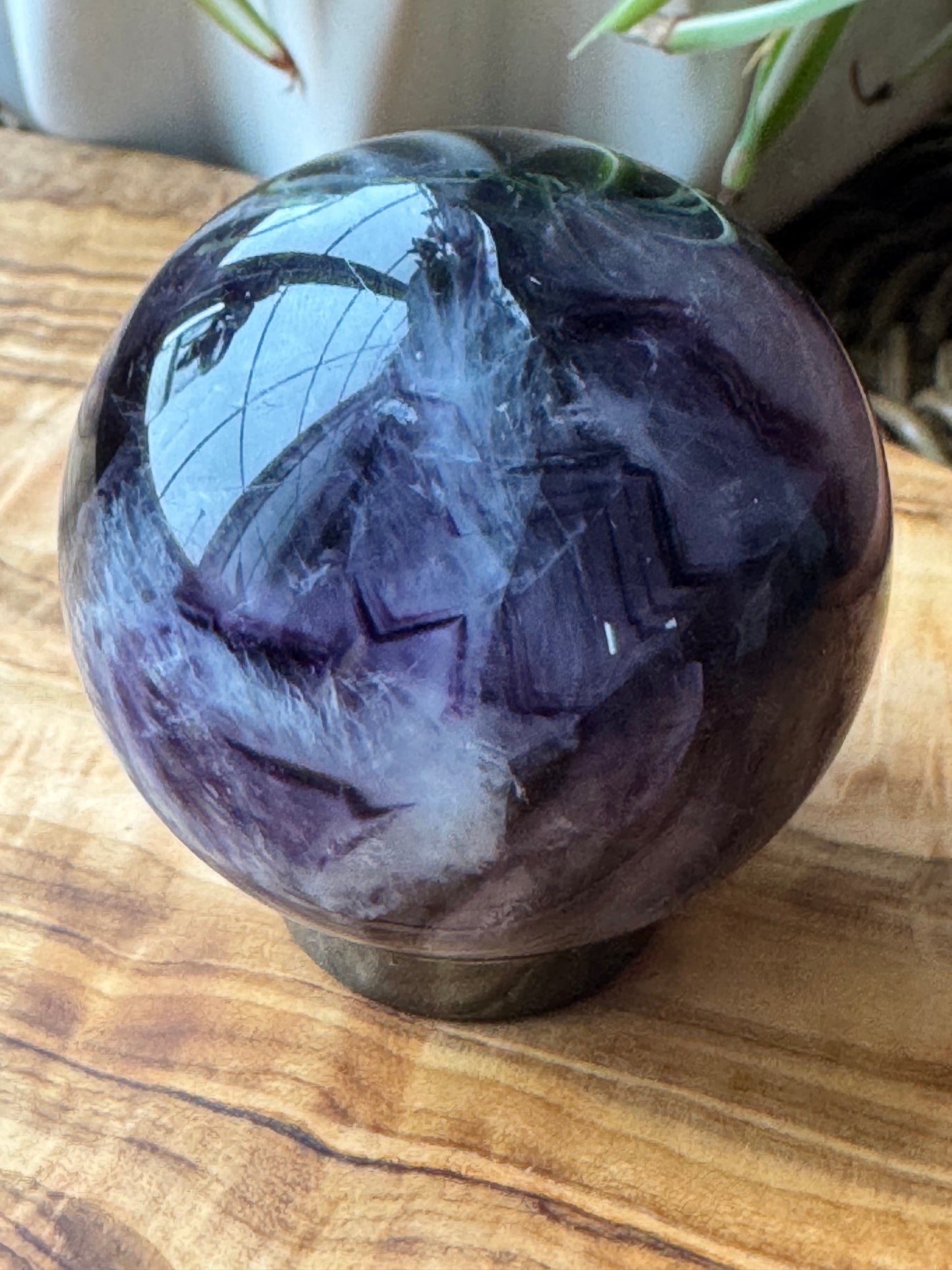 Rainbow Fluorite Sphere — One of a Kind