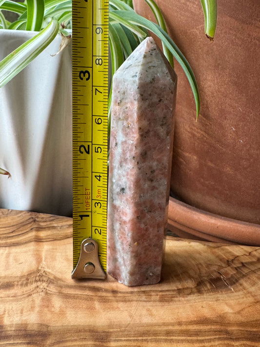 Pink Feldspar Tower — One of a Kind