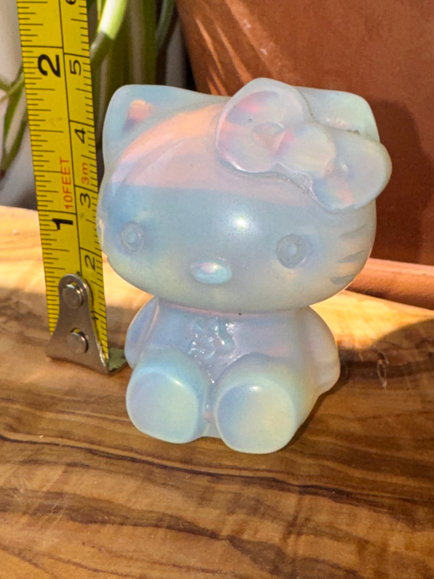 Opalite Hello Kitty Figurine — One of a Kind