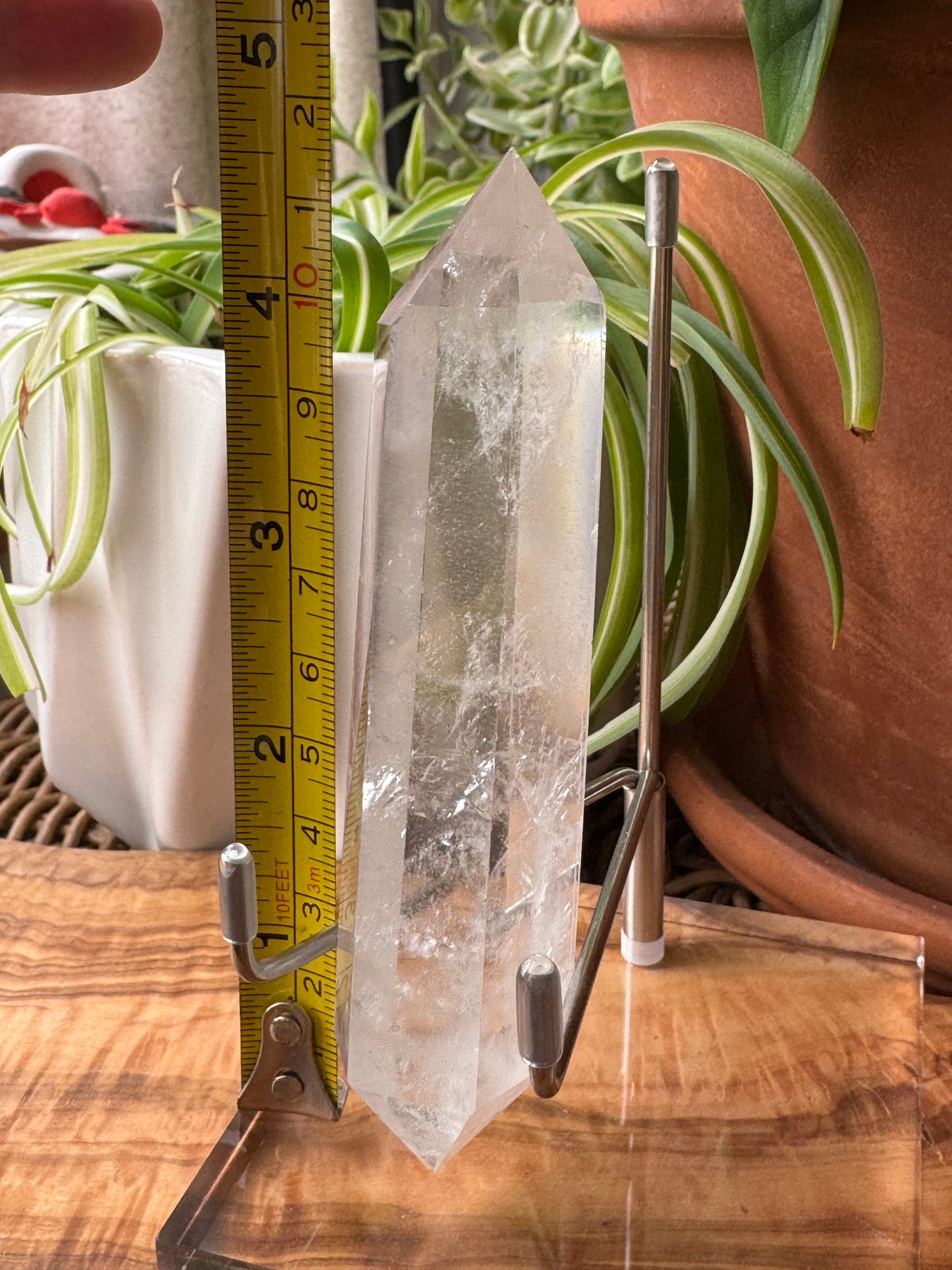 Clear Quartz Double Terminated Point — One of a Kind