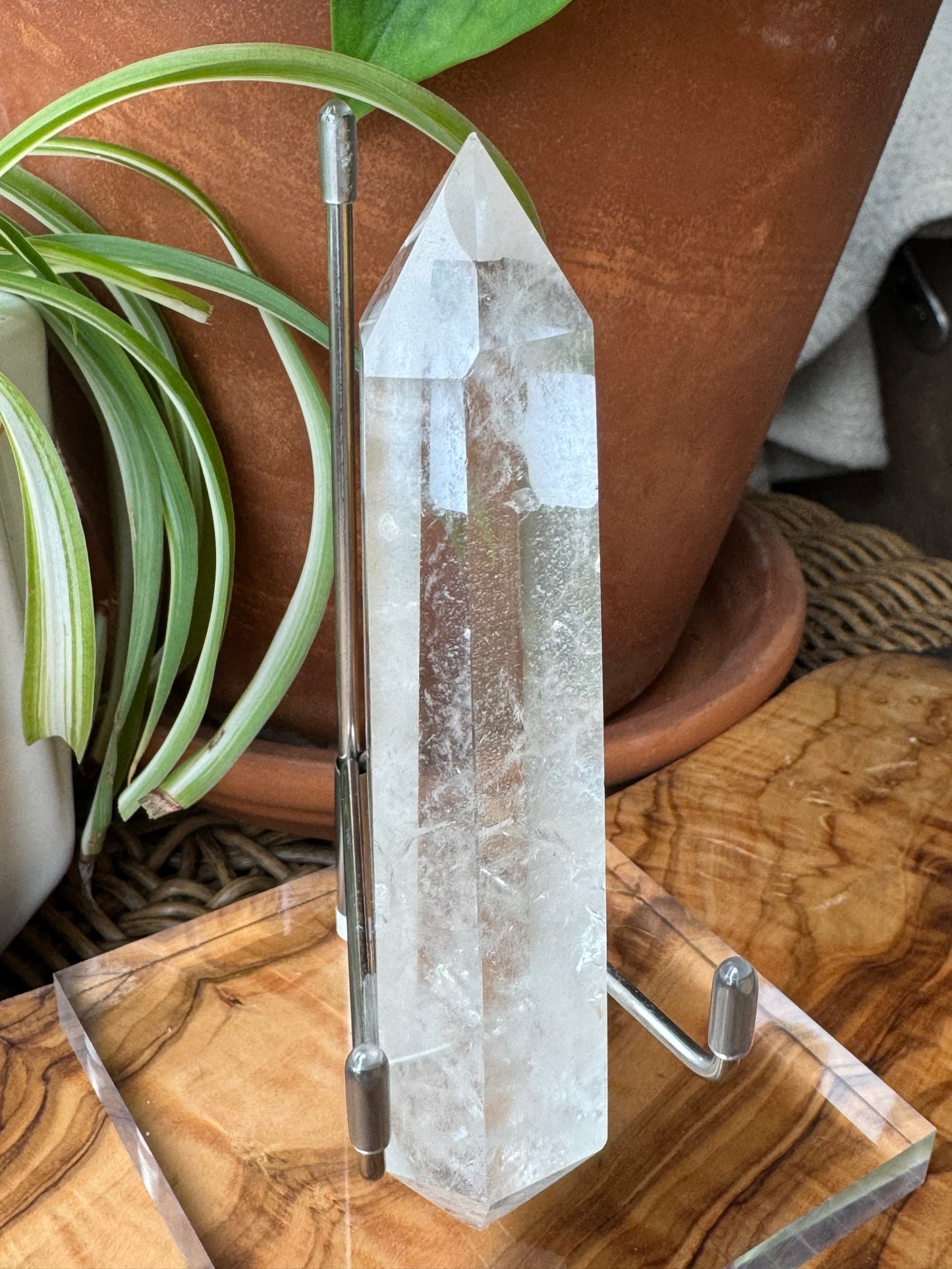 Clear Quartz Double Terminated Point — One of a Kind
