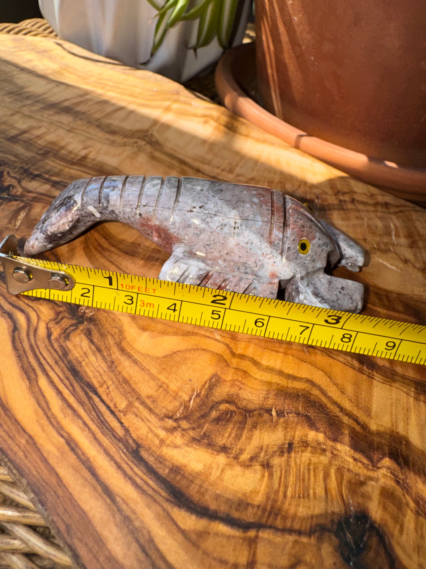 Peruvian Soapstone Lobster Carving — One of a Kind