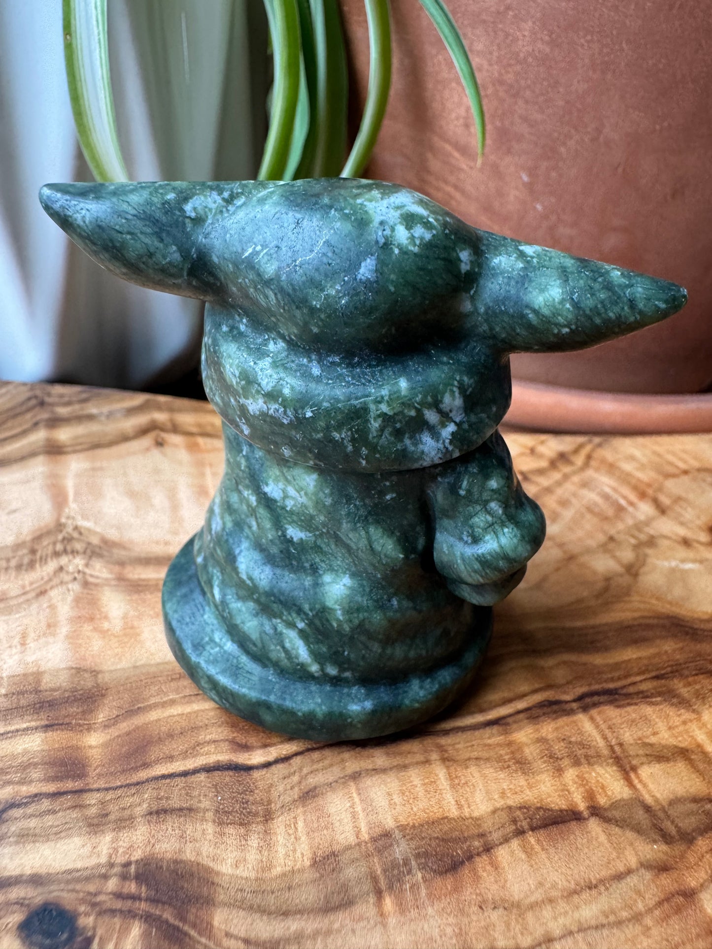 Serpentine Grogu Figurine — One of a Kind