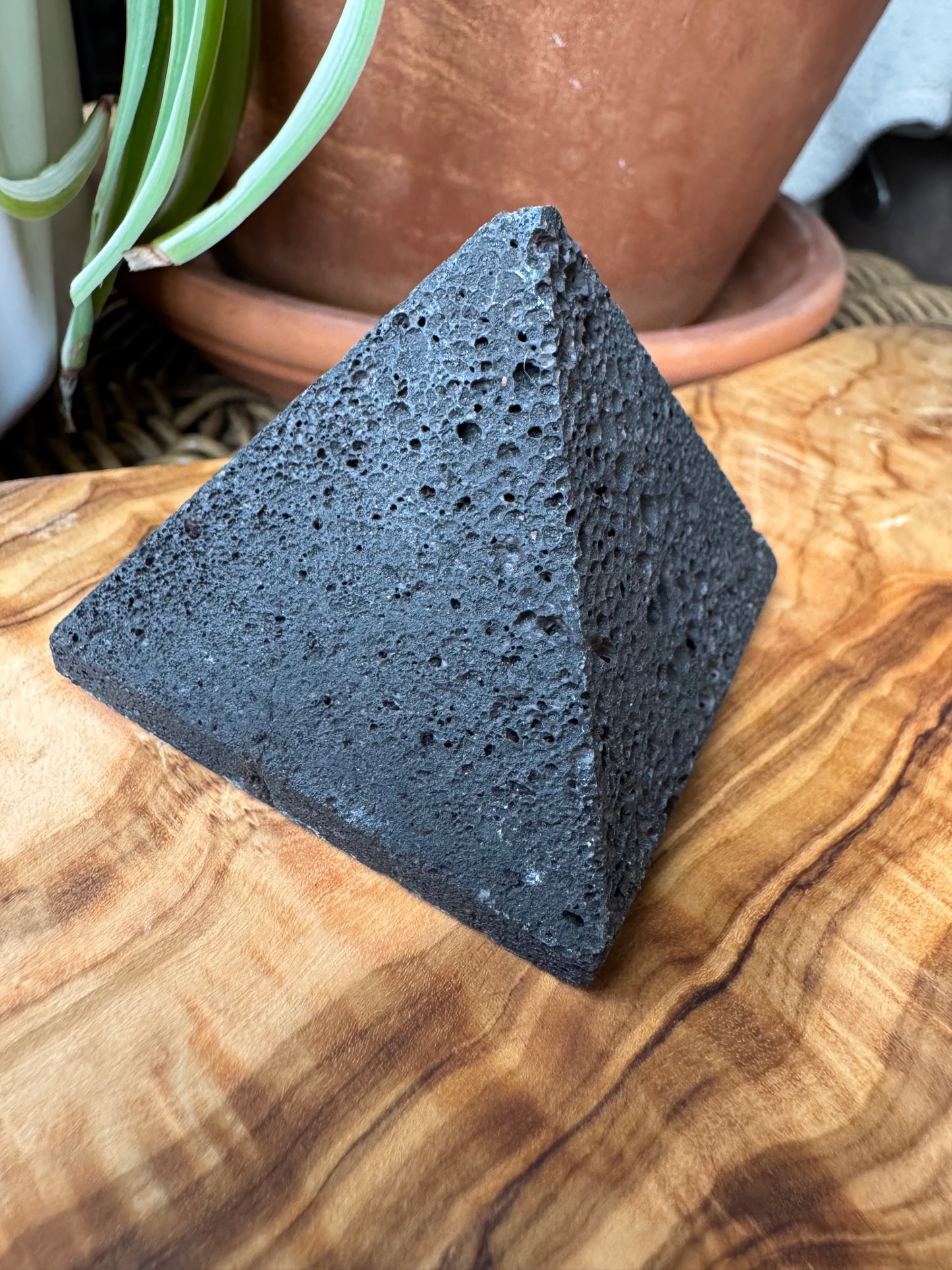 Lava Stone Pyramid — Essential Oil Diffuser