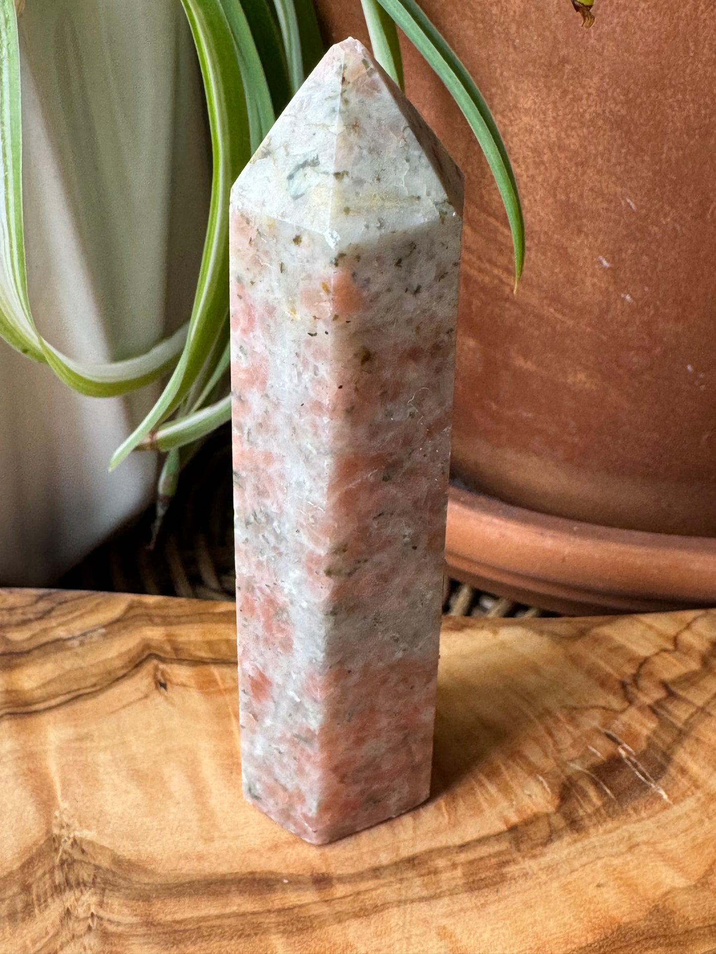 Pink Feldspar Tower — One of a Kind