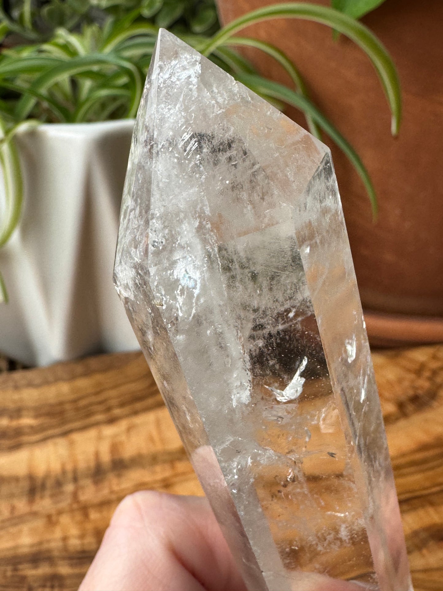 Clear Quartz Double Terminated Point — One of a Kind