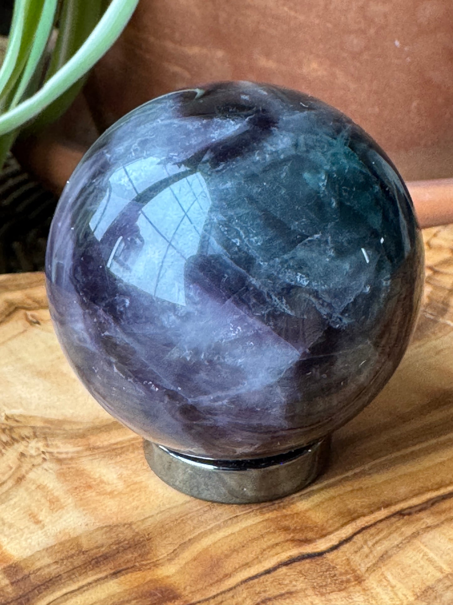 Rainbow Fluorite Sphere — One of a Kind
