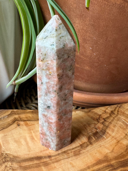 Pink Feldspar Tower — One of a Kind
