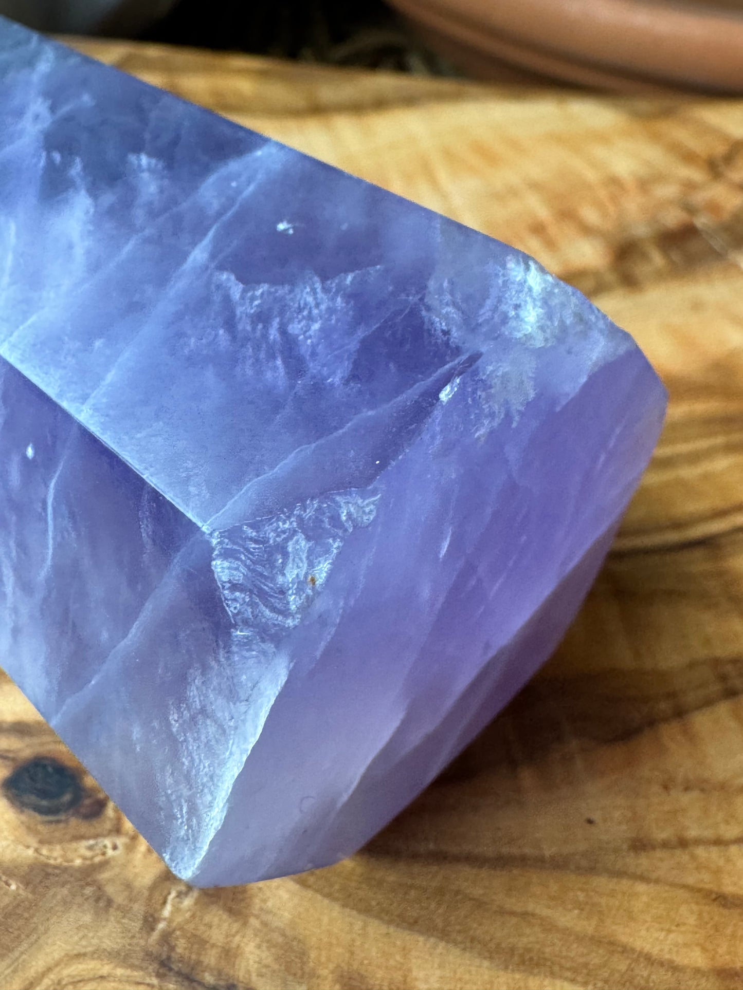 Purple Fluorite Tower — Raw Face, One of a Kind
