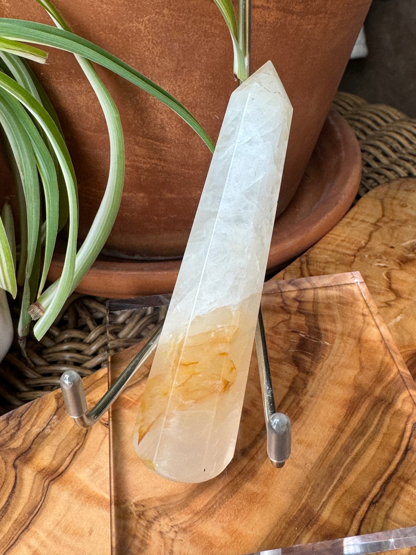 Golden Healer Quartz Massage Wand — One of a Kind