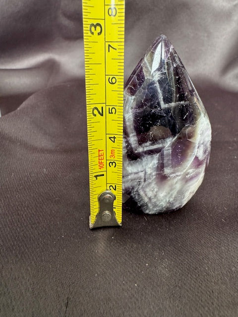 Chevron Amethyst Freeform — One of a Kind
