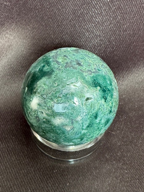 Moss Agate Sphere — One of a Kind