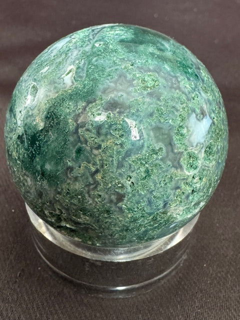 Moss Agate Sphere — One of a Kind