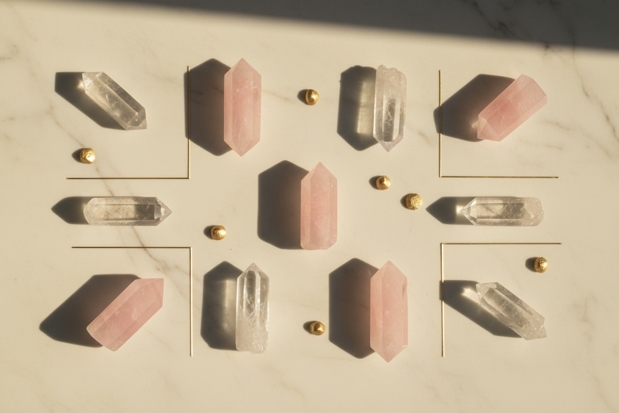 Crystal Flat Lay
